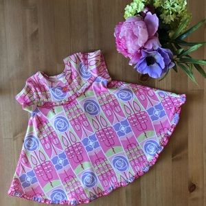 Baby Lulu NEW Rose Squares dress